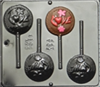 3011 Love on Circle Pops Lollipop
Chocolate Candy Mold