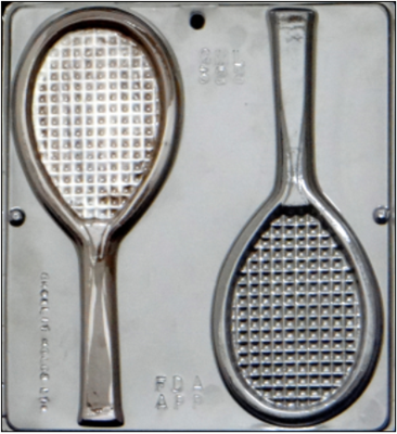 322 Tennis Racquet Chocolate Candy Mold