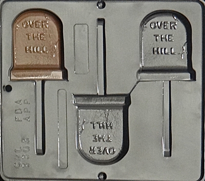 3303 Over the Hill Lollipop Chocolate Candy Mold