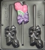 3311 Double Rose Lollipop Chocolate Candy Mold