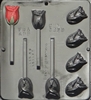 3329 Rose Assembly Lollipop Chocolate Candy Mold