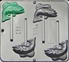 3335 Bass Fish Pop Lollipop Chocolate Candy Mold