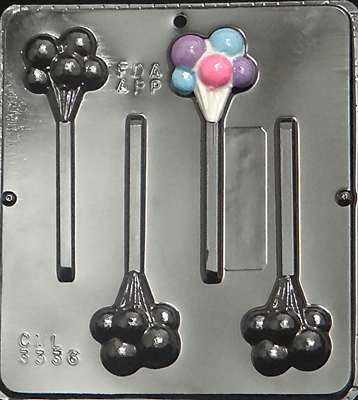 3336 Ballons Lollipop Chocolate Candy Mold