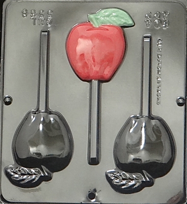 3368 Apple Lollipop Chocolate Candy Mold