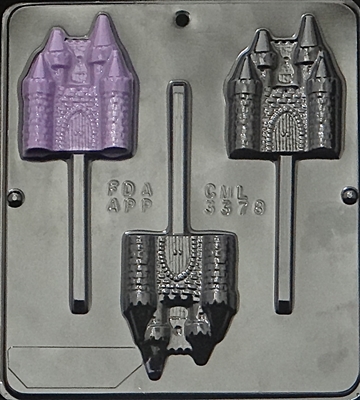 3378 Castle Lollipop Chocolate Candy Mold