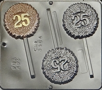 3384 "25" POP Lollipop Chocolate Candy Mold