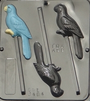 3404 Parrot Lollipop Chocolate Candy Mold