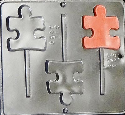 3420 Autism Symbol Lollipop Chocolate Candy Mold