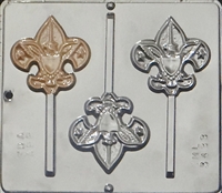 3433 Boy Scout Lollipop Chocolate Candy Mold
