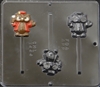 3444 Wise Graduation Owl Lollipop Chocolate Candy Mold