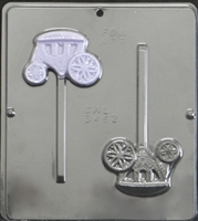 3462 Stagecoach Cinderella Carriage Lollipop Chocolate Candy Mold