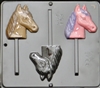 3466 Horse Pony Lollipop Chocolate Candy Mold