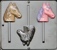 3466 Horse Pony Lollipop Chocolate Candy Mold