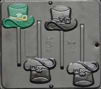 4010 Leprechaun Hat with Shamrock Candy Mold