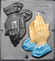 403 Large Praying Hands Chocolate Candy Mold