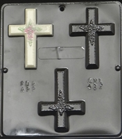 417 Cross Decorative Chocolate Candy Mold