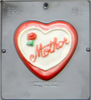 5001 Mother on Heart Chocolate Candy Mold