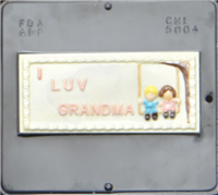 5004 I Luv Grandma Card Chocolate Candy Mold