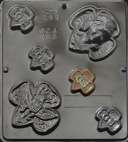 541 Girl Scout Pieces Chocolate Candy Mold
