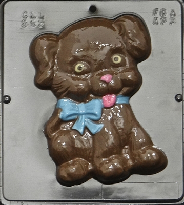 545 Happy Puppy Chocolate Candy Mold