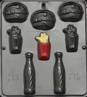 570 Snack Food Assortment Chocolate Candy Mold