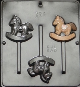 650  Rocking Horse Lollipop Chocolate Candy 
Mold