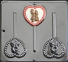 6606A Bride & Groom Lollipop Chocolate Candy Mold
