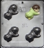 665 Sleeping Baby Chocolate Candy Mold