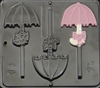 666 Umbrella Lollipop Chocolate Candy Mold