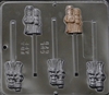 679 Bride & Groom Pops Lollipop Chocolate Candy Mold