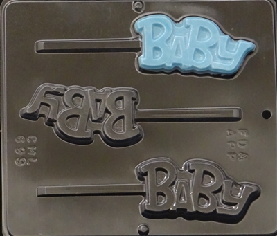 699 "Baby" Lollipop Chocolate Candy Mold