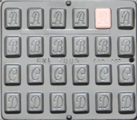 7005 Alphabet "A B C D" Chocolate Candy Mold