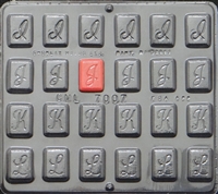 7007 Alphabet "I J K L" Chocolate Candy Mold