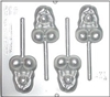 704 Female Breast "Boobs" Lollipop Chocolate Candy Mold