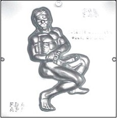 760 Sexy Naked Male Chocolate Candy Mold