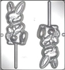 761 Erectile Bunny Lollipop Chocolate Candy Mold