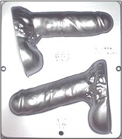 763 Large 3-D Penis Assembly Chocolate Candy Mold