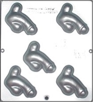772 Relaxed Penis Chocolate Candy Mold