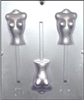 787 Female Topless Torso Lollipop Chocolate Candy Mold