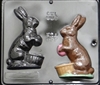 802 Bunny with Basket Assembly Chocolate Candy Mold