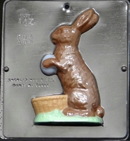 805 Bunny 7 1/4" Facing Right Chocolate Candy Mold