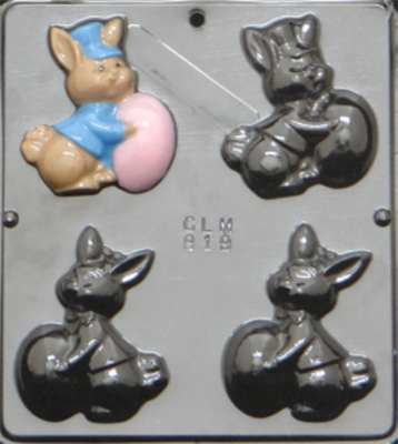 819 Bunny & Egg Chocolate Candy Mold