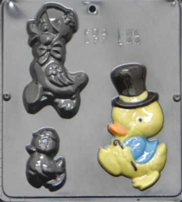 844 Duck Family Chocolate Candy Mold