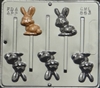 863 Bunny Lollipop Chocolate Candy Mold