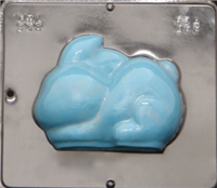 868 Bunny Assembly Back View Chocolate Candy Mold