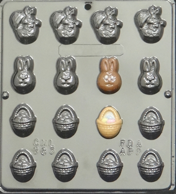 883 Easter Assortment Chocolate Candy Mold