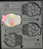 885 Egg Basket Lollipop Chocolate Candy Mold