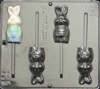 889 Full Body Bunny Pop Lollipop Chocolate Candy Mold