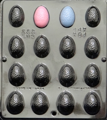 892 Egg Fancy Assembly Chocolate Candy Mold