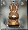 893 Bunny Front Side Chocolate Candy Mold